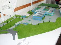 Макет сміттєпереробного комплексу, будівництво якого має розпочатися у кінці 2021 - на початку 2022 року